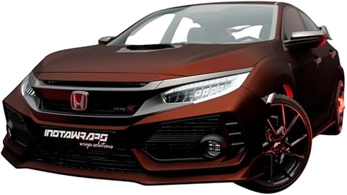 Miniatura 2 de KPMF K75400 - Rollo de envoltura para automóvil K75400 Absolute Matte Mythos Red  K75801  (muestra de 3 x 5 pulgadas)  Envoltura de vinilo