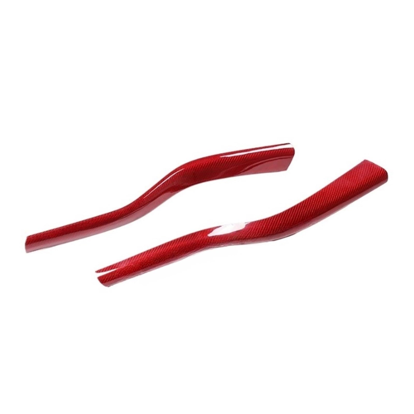 Zderzak tylny samochodu kompatybilny z Ferrari 458 2011-2016 Akcesoria zewnętrzne, Splitter Lip Diffuser Spoiler Cover Trim Prawdziwe włókno węglowe czerwone(Carbon Fiber look)