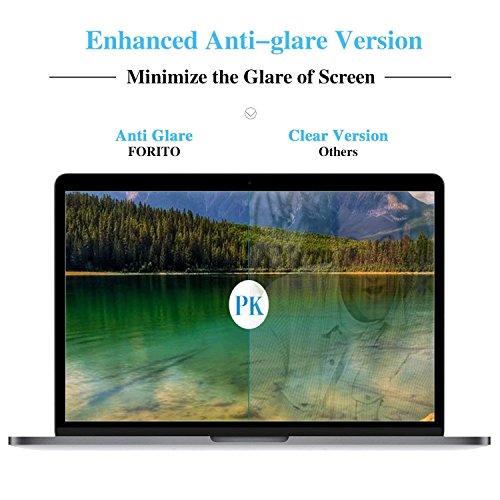 [2 Pack] Forito Anti Glare Screen Protector Compatible With Macbook Air 13 Model A1369 And A1466 / Anti-Scratch & Anti Water -Oil Repellcy With Lifetime Risk-Free Replacement Warranty #TOP3