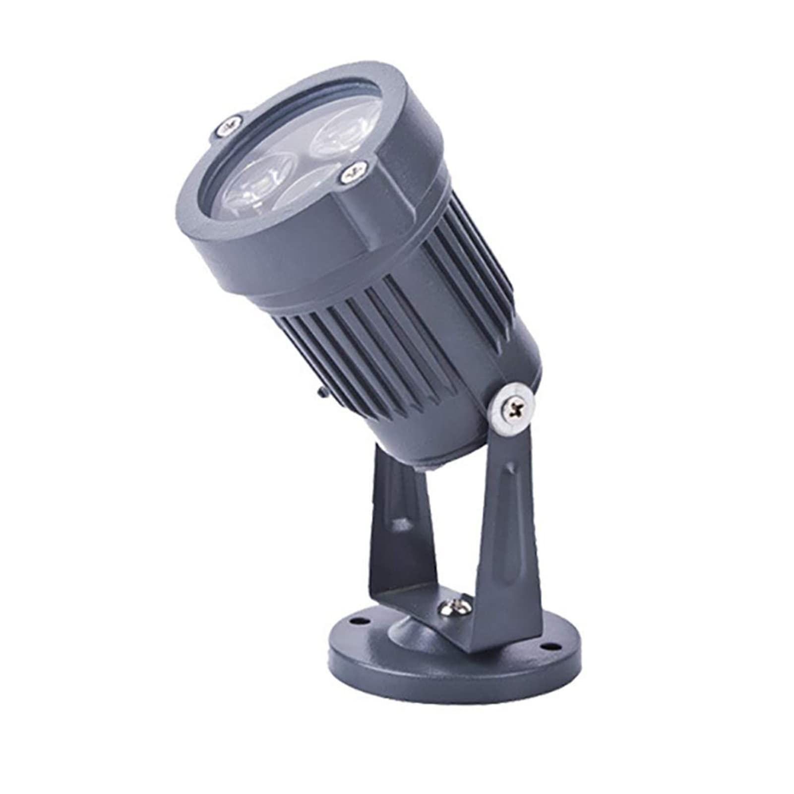 LED Landscape Lights - Led Beam Light, 3W LED Outdoor Spotlight Floodlight, IP67 Waterproof Advertising Signs Projection Disc Spotlight, for Lawn Ground Plug Light ( Color : Warm White , Size : 3W(85-
