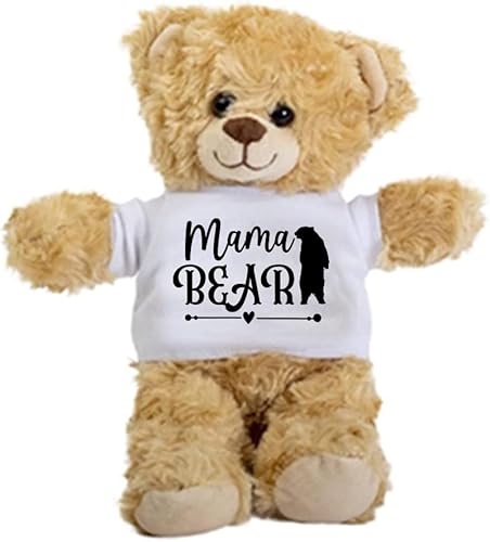 SpreadPassion Oso de peluche de mamá oso, regalo para los amantes de la mamá, animal de peluche, oso de peluche con camiseta, regalo de bienvenida disponible en Yaxa Guatemala