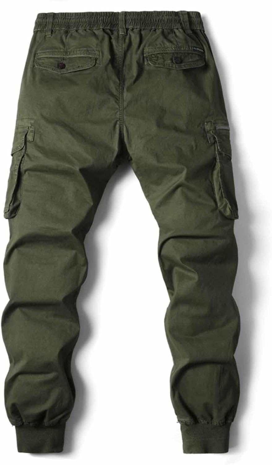 Men's Sweatpants Casual Loose Fit Cargo Pants Elastic Waist Lounge Pants Outdoor Tapered Jogger Trousers with Pockets