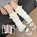 Knitted Lace Bowknot Leg Warmers For Winter Autumn 3-13Y Girl Sweet Slouchy Socks Covers Kids Breathable Warmer Fashion Leg W