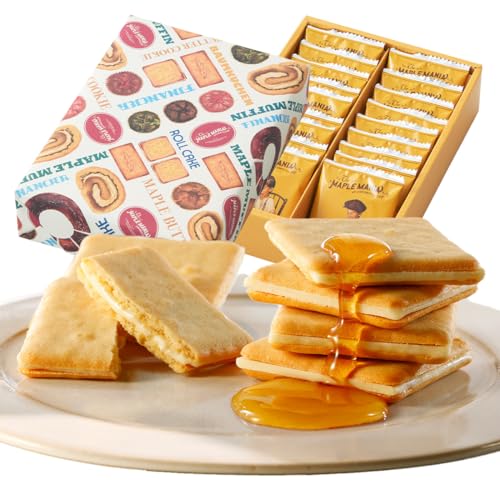 [ザ・メープルマニア] メープルバタークッキー お菓子 スイーツ ギフト 東京土産 手土産 個包装 プレゼント お返し 内祝い 焼き菓子 退職 おしゃれ 大人 (18枚入)のサムネイル