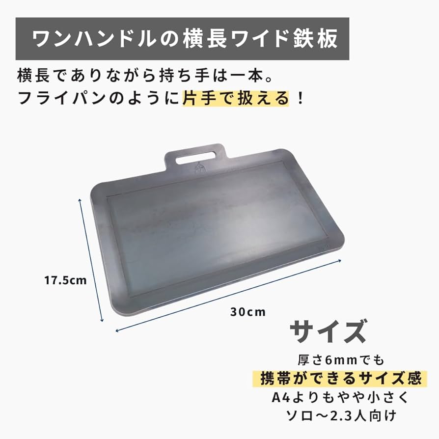 Amazon.co.jp: Libelle 極厚 鉄板 6㎜ バーベキュー bbq