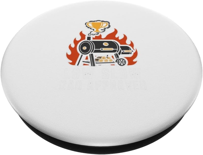 pitmaster dad Hoodie for Men BBQ Smoker Backyard Champion PopSockets Adhesive PopGrip image 2