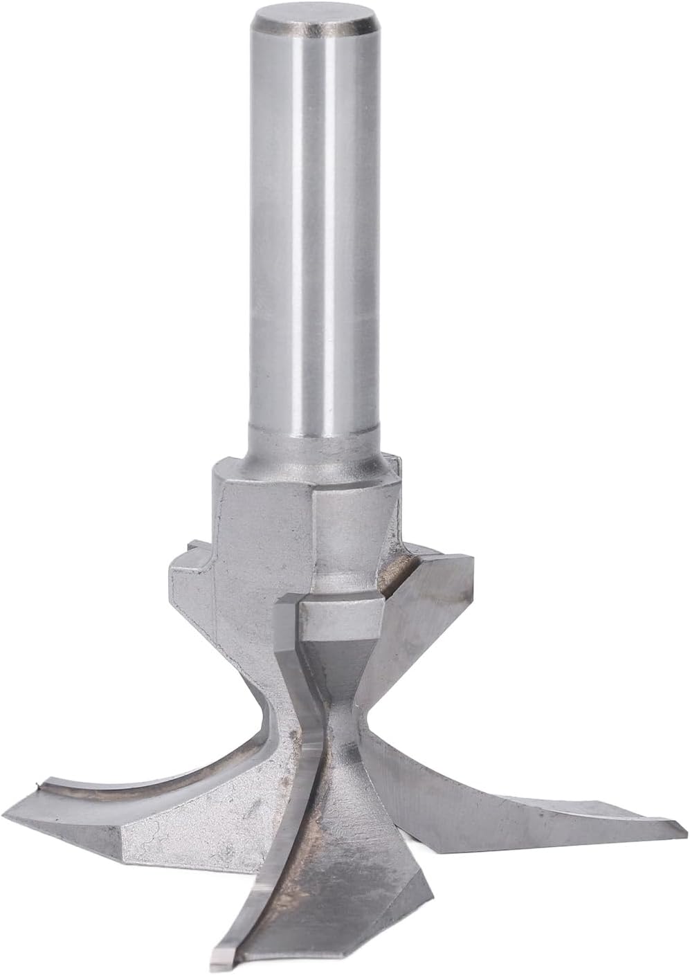 3 Flute Arc Bending Integrated Milling Cutter Router Bit 45°, 1/2 Inch Shank, Panel Slotting & Bending with Solid Wood, Hardwood Design