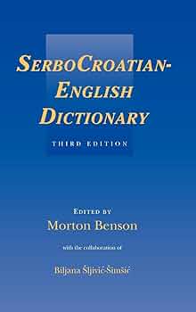 Amazon.com: SerboCroatian-English Dictionary (SerboCroatian