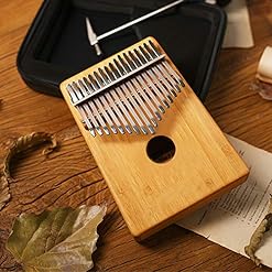 Pouce Piano 17-clé Bamboo Kalimba Thumb Piano Marimba avec étui de Protection Autocollants Tuning Marteau pour Les… - Les Beatles, Paul McCartney, John Lennon, RIngo Starr, George Harrison Pouce Piano 17-clé Bamboo Kalimba Thumb Piano Marimba avec étui de Protection Autocollants Tuning Marteau pour Les… – Image 3