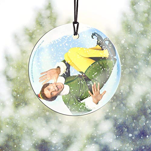 Will Ferrell – Buddy The Elf – Christmas Movie Collectible - 3.5” Starfire Prints Hanging Glass Print Accessory - Ideal For Gifting And Collecting #TOP3