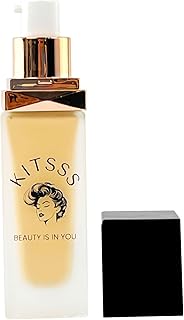 KITSSS Pure Matte Super Stay Full Coverage Liquid Foundation, 30 ml, SPF 15, 24-Hour Wear (23, LARGE)