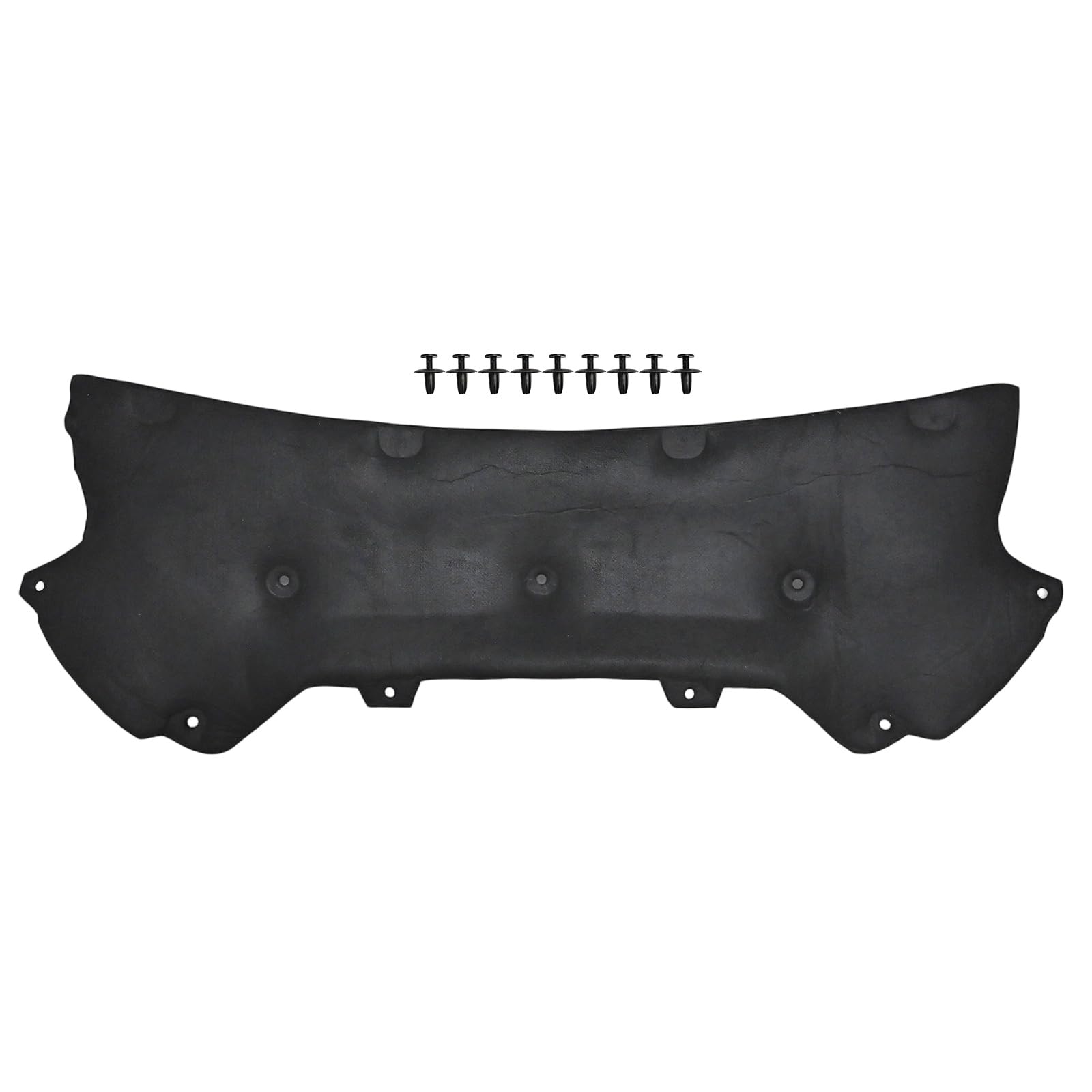 Dämpfung Motorhaube Dämmmatte Isolierung Dämpfungsmatte Motorhaubendämmung mit Clips Kompatibel mit Ford Ecosport MK2 II vor Facelift 2012-2017 CN15N16746AA