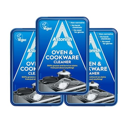 Astonish Oven & Cookware Cleaning Paste For Glass, Appliances, Ceramics, Stovetop & Pyrex - All Purpose Kitchen Cleaner - Stainless Steel Degreaser Removes Baked On Grease & Grime, 150g Tub (3 Pack)