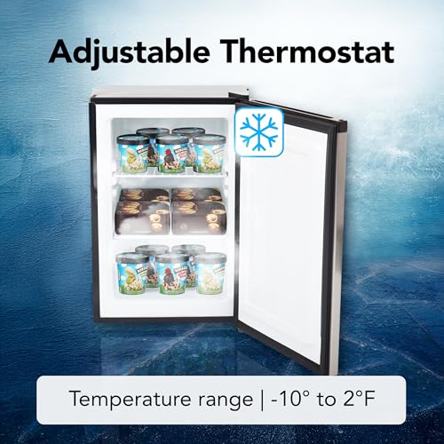 image for Whynter Upright Freezer with Lock, 2.1 Cu. Ft. Small Freezer Mini Free