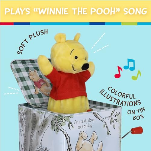 image for KIDS PREFERRED Disney Baby Winnie The Pooh Jack-in-The-Box - Musical T