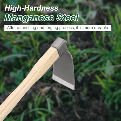 Azada de Jardín HARFINGTON 15" x 4.45" Acero con Mango de Madera miniatura 4