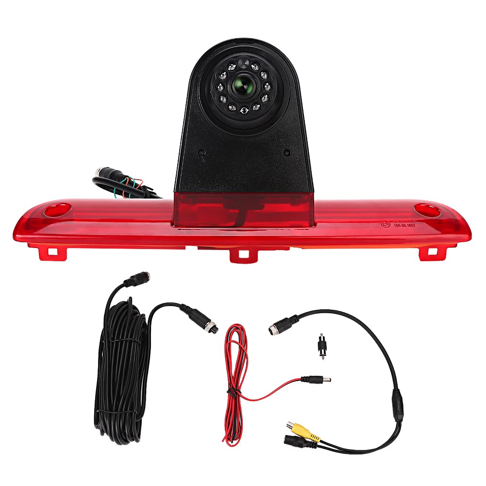Kamera cofania ze światłem stop dla Ducato 3 generacji 2006 2018 HD Night Vision Wodoodporna kamera cofania szeroki kąt 170 stopni PAL NSTC DC 12 V 1/3 PC4089 Czujnik CMOS