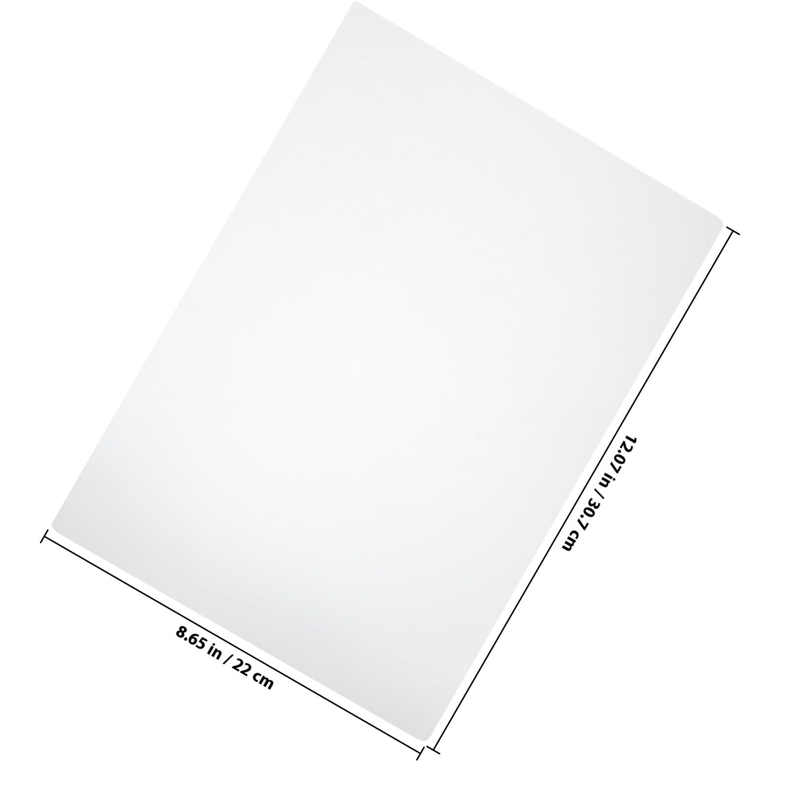 ULTECHNOVO 100 pièces Pochettes Plastification Thermique Microns Transparentes Film Laminage Plastique Pet EVA pour Photos Documents Cartes