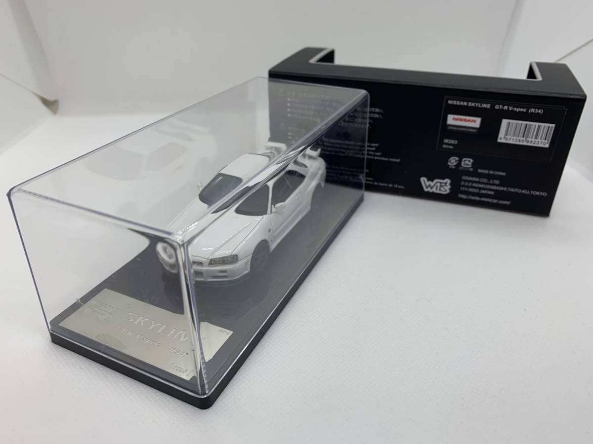 Amazon | WIT`S 1/43 日産 スカイライン SKYLINE GT-R V-spec R34