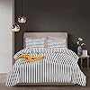 Wellboo Striped Duvet Cover Women Men Black and White Stripe Bedding Set Cotton Adults Girls Hotel Dobby Comforter… 511g8imqgDL. SS100