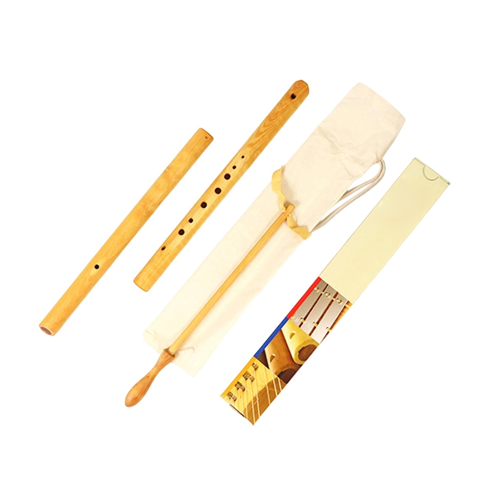 Blockflöte Musikinstrumente Sieben Noten Blockflöte 8+1 Löcher 432Hz/440Hz Holz