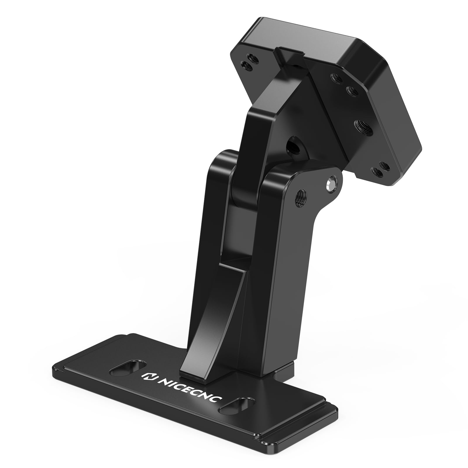 NICECNC Gerätehalterung, GPS-Handyhalterung, Navigationshalterung Compatible with 790 890 Adventure, 890 Adventure R 2023–2024, 890 Adventure R Rally 2024, Aluminium, CNC, eloxiert, schwarz