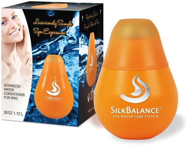 Silk Balance Natural Hot Tub Water Care - Premium Simple Luxury Hot Tub Water Solution 2 Month Supply