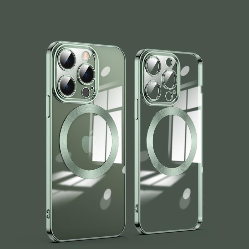 Coque transparente pour iPhone 14 protégeant des chutes avec aimant puissant - 7