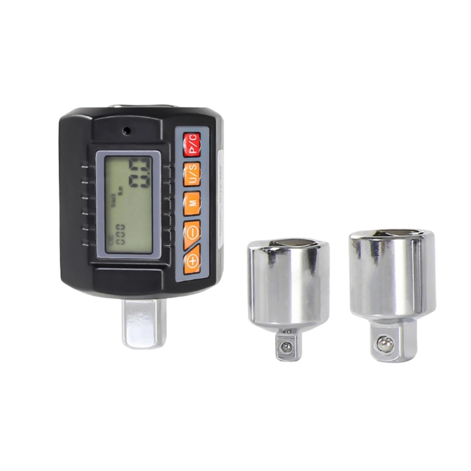 Llave dinamométrica digital, Adaptador de par Digital, medidor medición torsión acero, probador, llave dinamométrica ajustable for prueba maquinaria ferroviaria(20-200Nm)