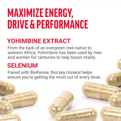 force factor yohimbine supplement for men yohimbe bark extract with superior absorption to enhance performance 6mg yohimbine bark pills with key natural ingredients works fast 30 capsules