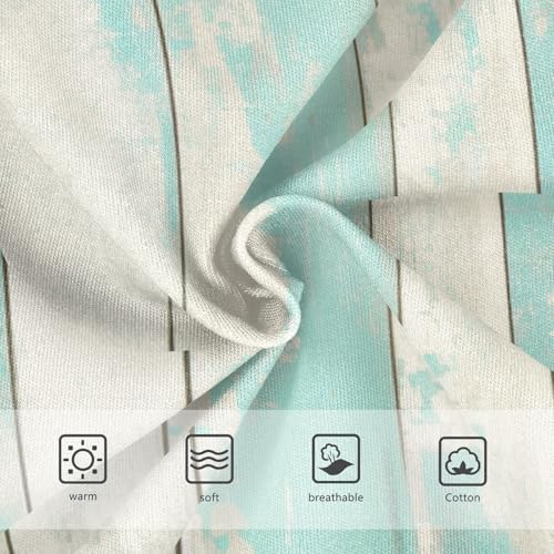 KLL Teal Turquoise Green Painted Wood Toddler Boys Soft Boxer Briefs Cute Children Panties3