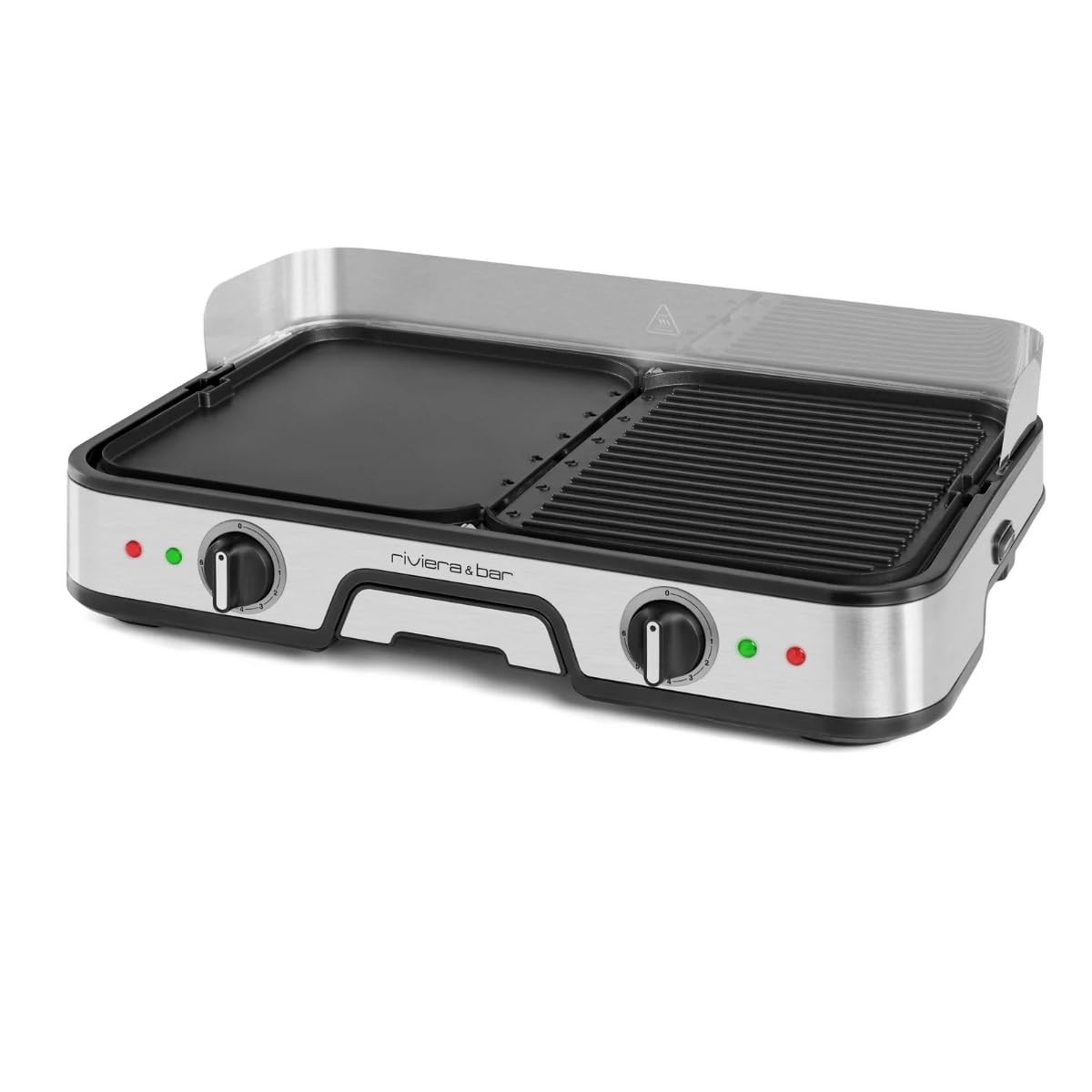 Plancha RIVIERA & BAR - QPL525 - Surface de cuisson 45,5 x 29cm - 6 a 8 personnes - 2000W