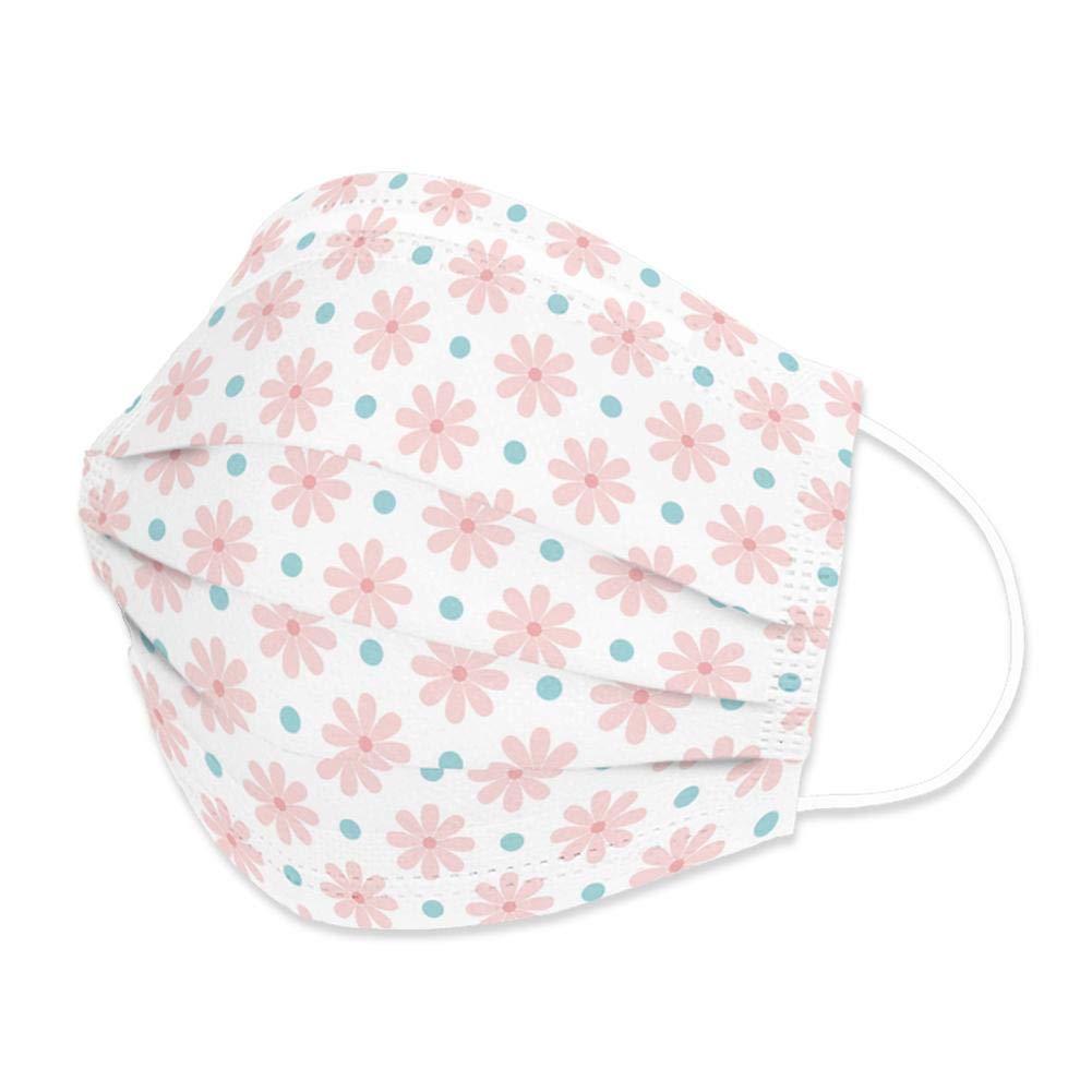 Edaren 20Pcs/Pack Face Mask 3-Layer Fashion Design Protection Adjustable Covering Unisex Mouth Shield Adult