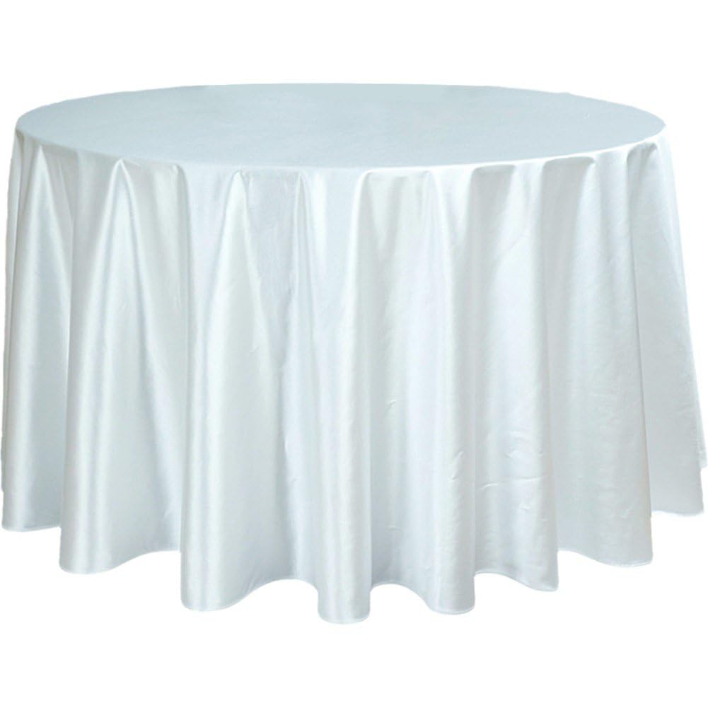 Nappes rondes en soie pour mariage banquet restaurant et maison