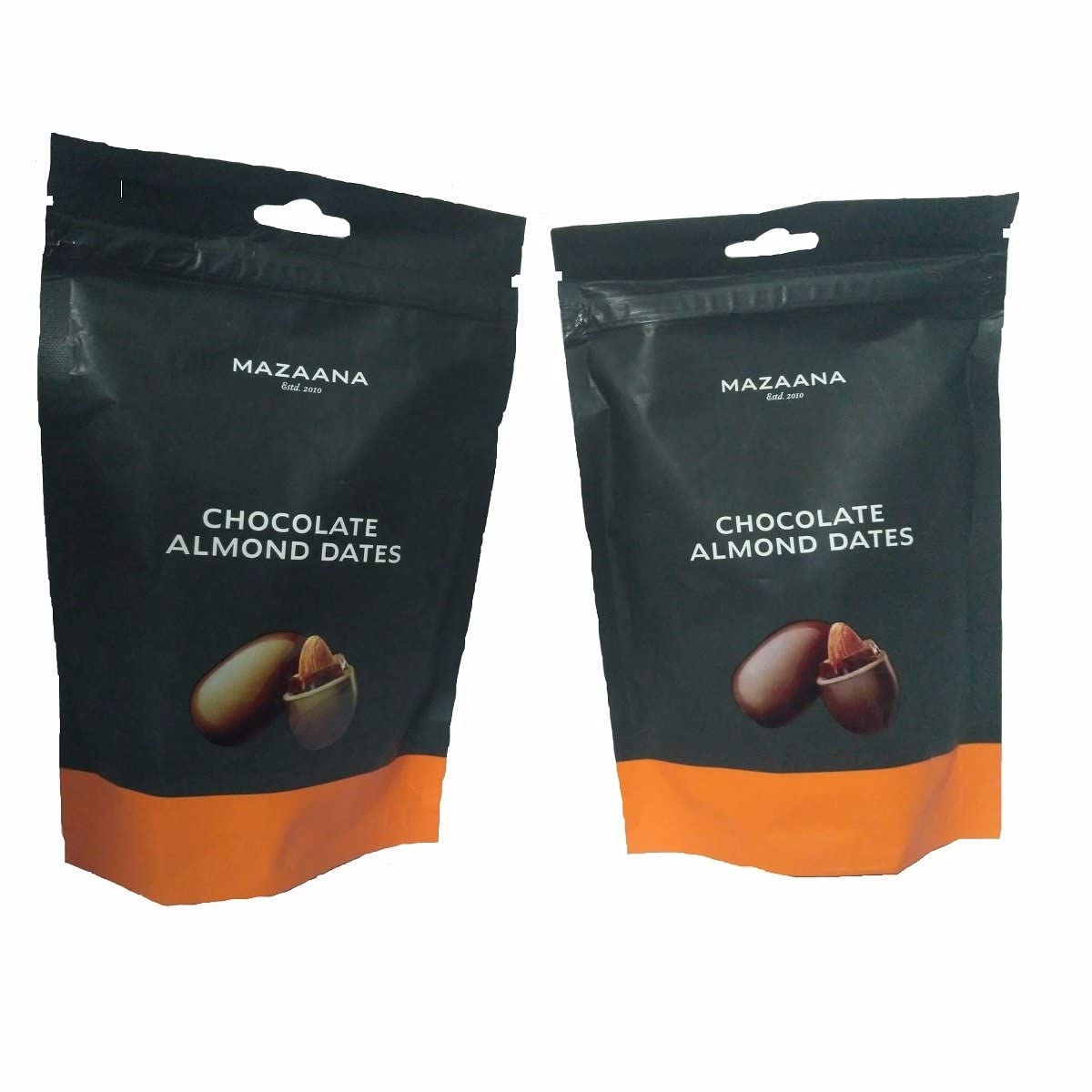 Mapro Foods Pvt Ltd Mazaana Almonds Dates Chocolate (100 G) - Pack Of 2 - Previously Frozen