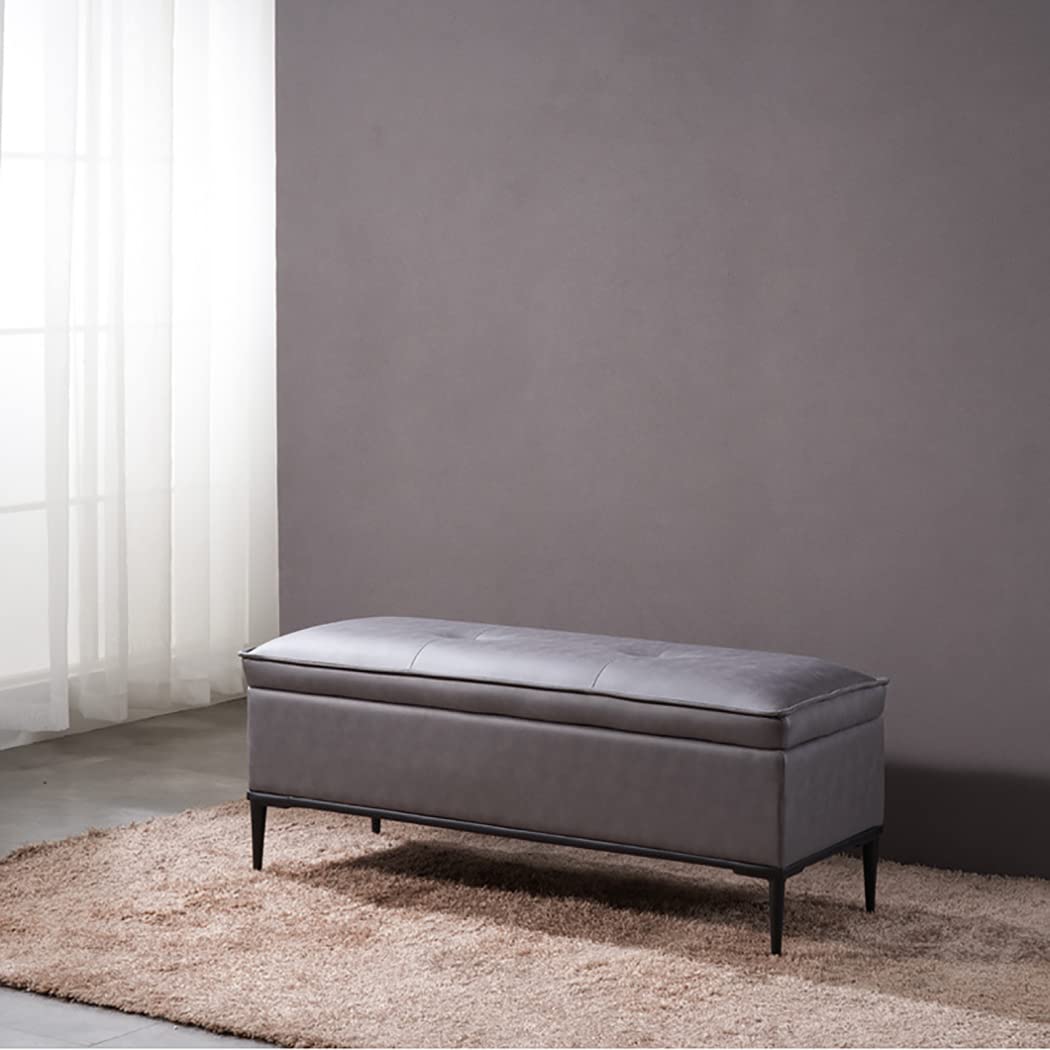 Banc d'entrée pour salon et rangement de chaussures de porte d'entrée en PU