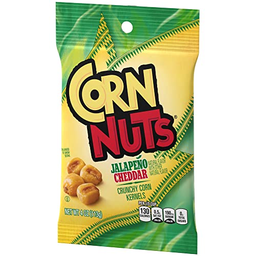 Corn Nuts Jalapeno Cheddar Crunchy Corn Kernels (4 Oz Bags, Pack Of 12) #TOP2