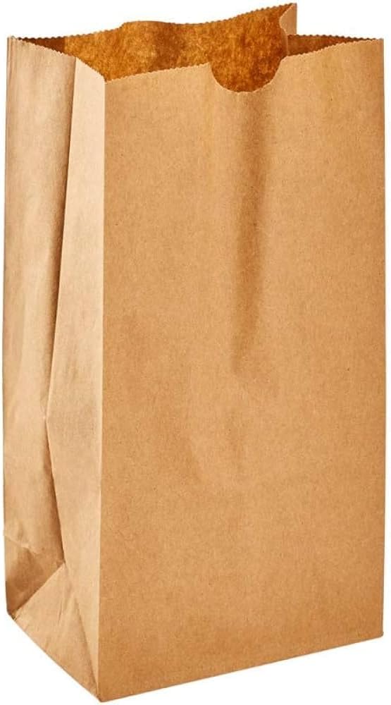 12lb Kraft 500 Paper Lunch Bags, Paper Grocery Bags, Durable Kraft Paper Bags