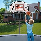 Trampoline Basketball Hoop Attachment Basketball Hoop for Trampoline Fits for 25mm - 38mm...