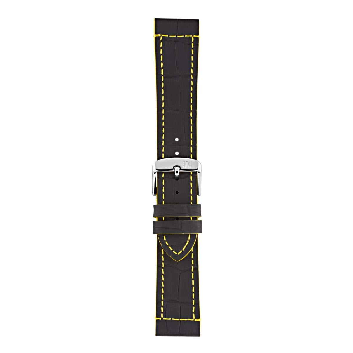 Morellato A01x4910b44 Bracelet Unisexe En Cuir Véritable Effet Caoutchouc Avec Motif Alligator