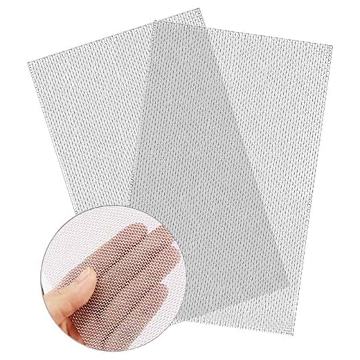 2 Stück 304 Edelstahl-Drahtgeflecht 20 Mesh, Lüftungsgitter Metall Nagerbekämpfung Insektengitter Schädlingsschutzgitter, hartes und hitzebeständiges Siebnetz, leicht zu schneiden(210 x 300mm)