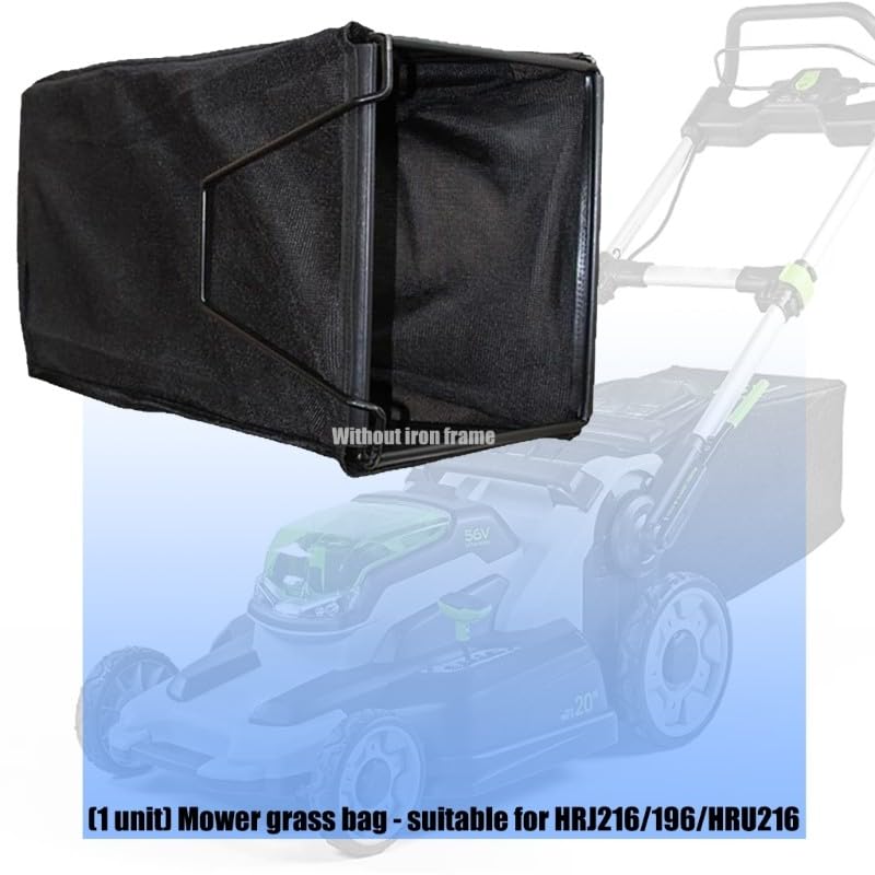 JKAPCYJFHF Bolsa grande de tela para recoger hierba de 37 x 28 x 66,5 cm para fijar rápidamente