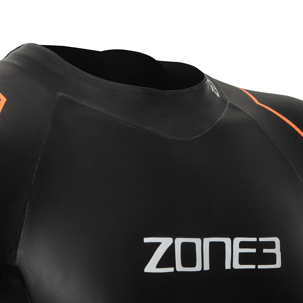 ZONE3 2025 Hombre Thermal Aspire Wetsuit WS22MTHRM101 - Black/Orange