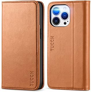 TUCCH Wallet Case for iPhone 13 Pro (6.1") 2021 5G, Protective PU Leather Case with [Credit Card Slot][Shockproof TPU] Kickstand, Book Flip Folio Phone Cover Compatible with iPhone 13 Pro, Dark Blue