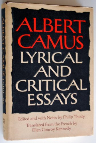 Lyrical and critical essays B0006BQQNI Book Cover