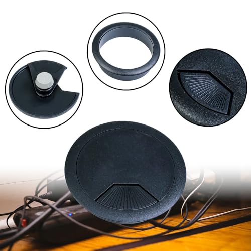 Œillets de bureau cache-trous avec scie cloche pour protection de câble - 4