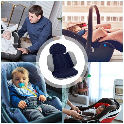 Insert de coussin de poussette pour bébé en coton premium respirant - 6