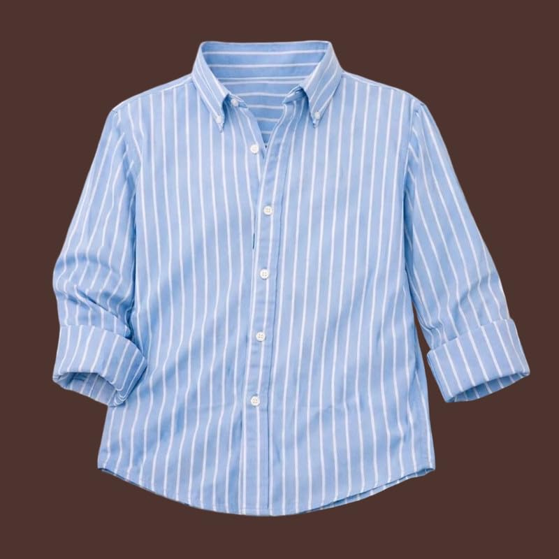 Image of Kids Cotton Full Sleeve Shirt Casual Look Comfortable Stylish Outfit for Boys Everyday Use