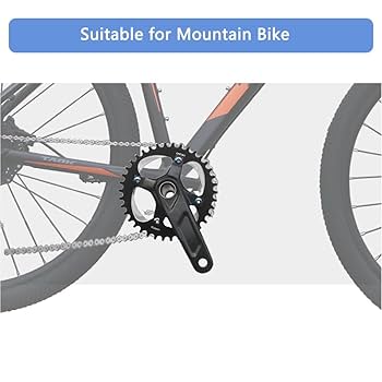 Amazon.com: MLIKYRGK Mountain Bike Single Speed Cranksets