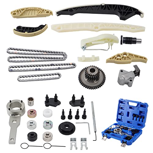 Engine Timing Chain Tool Kit 06H109467N 06H109469T 06H109469Ad, Replacement For 2009-2013 Vw Tiguan Jetta Golf Gti Audi A6 A4 Q5 Tt 2.0L #TOP27